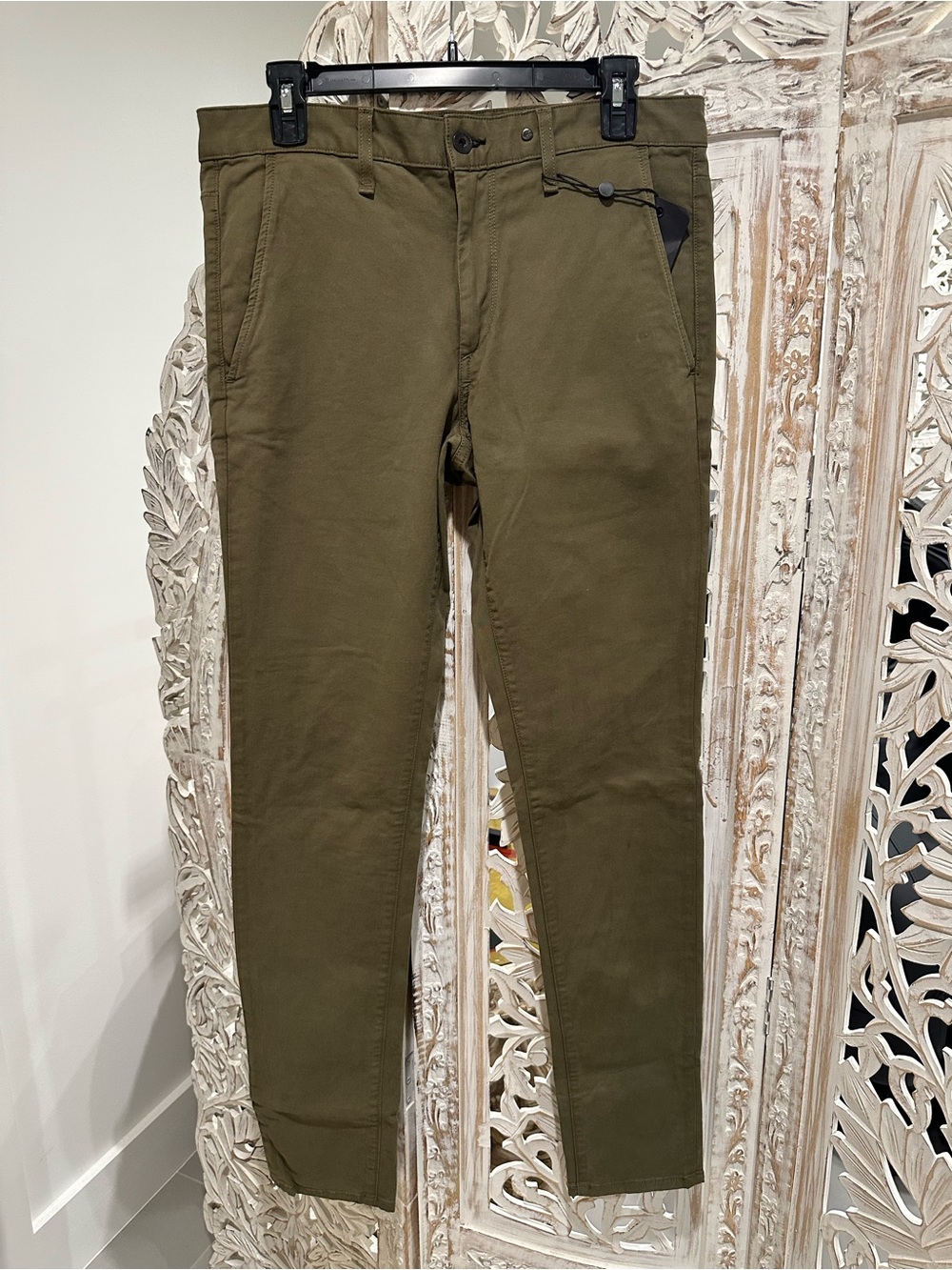 rag & bone Olive Green Extra Slim Chinos